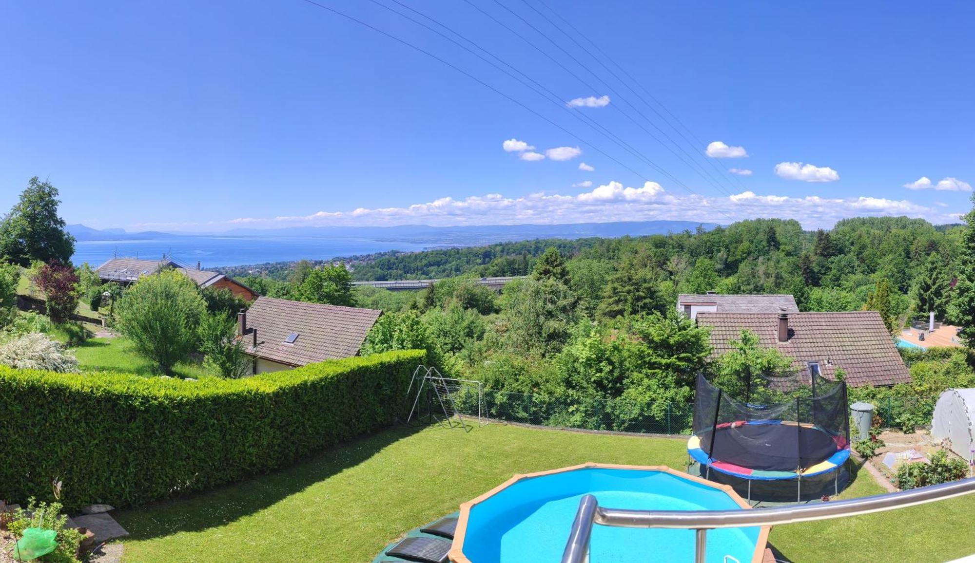 Joli Studio Avec Terrasse Et Vue Exclusivement Pour Non Fumeurs Belmont-sur-Lausanne ภายนอก รูปภาพ